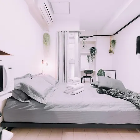 Minimalist Loft Namba Compact Studio With A 24-Hour Gym Ma203